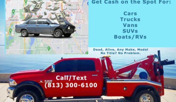 Cash for cars, boats, RVs Tampa Bay