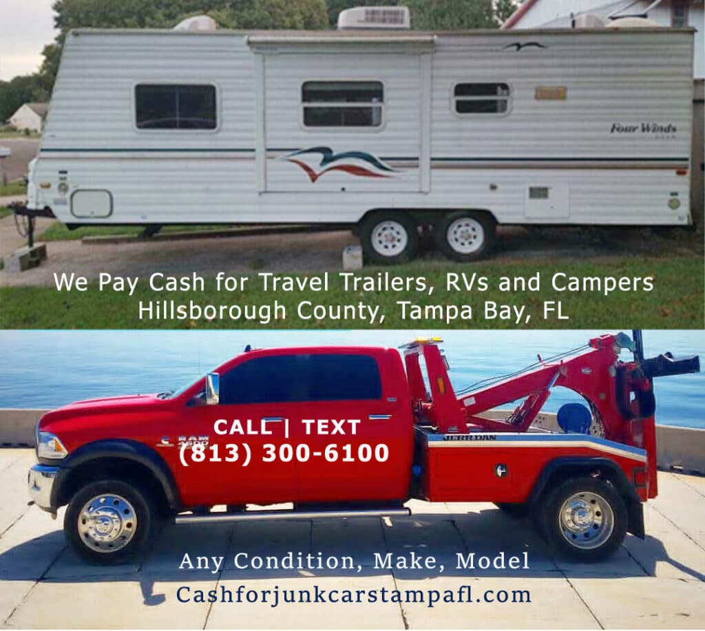 Sell my travel trailer for cash, cash for travel trailers, Tampa, Florida and Hillsborough County, Florida